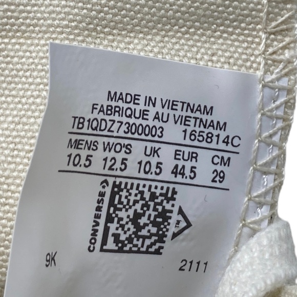 Converse Chuck Taylor High Canvas White Multi Men Sneaker Custom 165814C-MLTWHT - Picture 8 of 10